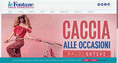 Desktop Screenshot of parcolefontane.it