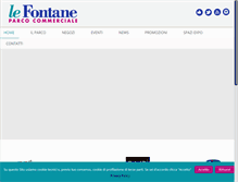 Tablet Screenshot of parcolefontane.it